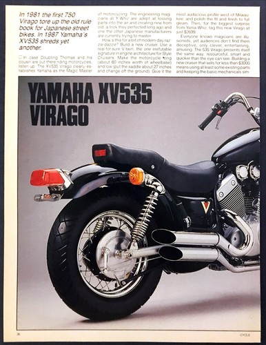 1987 yamaha xv535 virago - 1987,