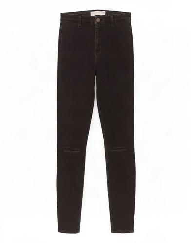 Topshop womens joni distressed - womens,