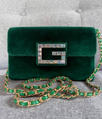 Gucci emerald green velvet - emerald,