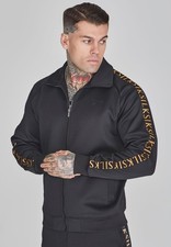 SikSilk Men's Black Full Zip