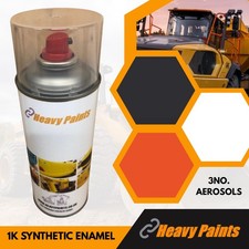 Kubota KX-2 Digger Dark Blue / Orange / Cab White Enamel Paint 400ml Aerosols