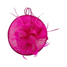 Sinamay Flower Fascinator Hat