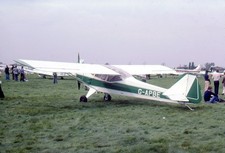 Auster Alpha 5, G-APBE at Cranfield, 8 Sep 1979 - Original slide