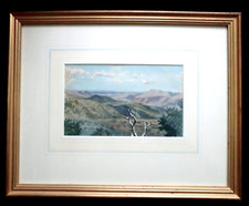 Original J C (John Cyril) Harrison Painting - Hluhluwe Game Reserve, Africa 1952