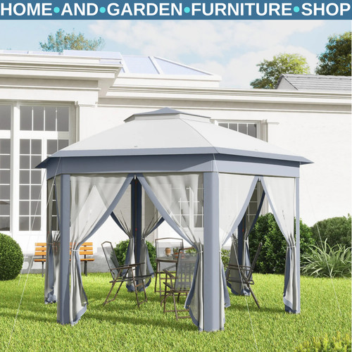 Large outdoor garden hexagon - outdoor,