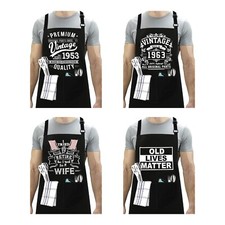 BBQ Apron with Pocket Grilling Novelty Funny Kitchen Chef Cooking Gift Men Women