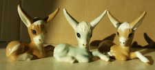 Three Szeiler  Donkey Figurines. England. Circa 1950/60's - Ex Condition.