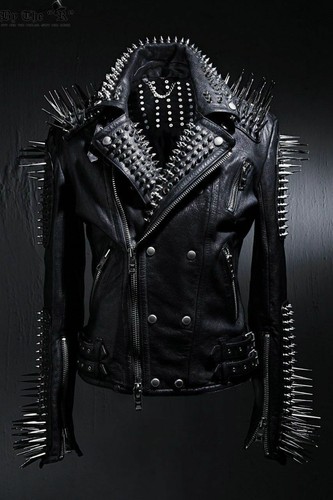 Men spiked studded leather - men's,