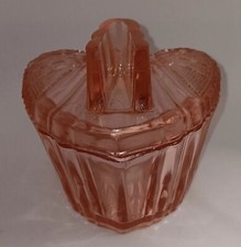 Pink Depression Glass Trinket