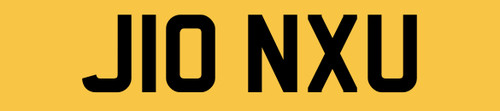 Jon number plate - plate, personal