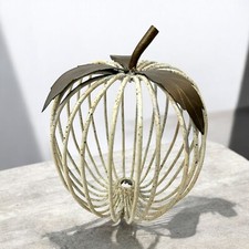 Shabby Chic White Wire Cage