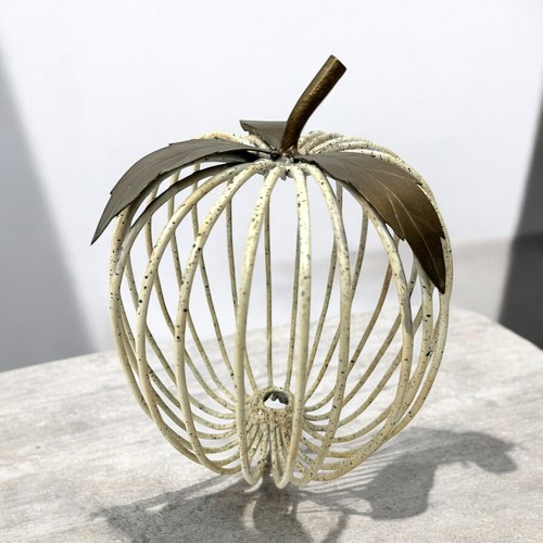 Shabby chic white wire - shabby, cage