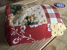 handmade patchwork lap quilt /