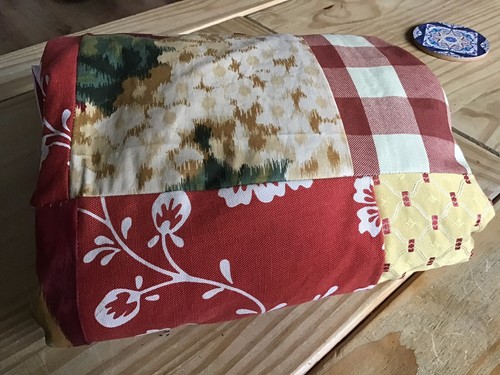 Handmade patchwork lap quilt - patchwork, /