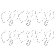 6 Pcs Large Mason Jars Hanging