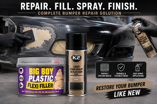 Plastic bumper repair filler - repair,