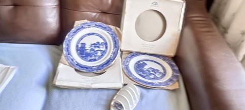 Ringtons blue and white - , willow