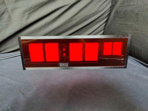 Vintage wharton led clock - wharton,