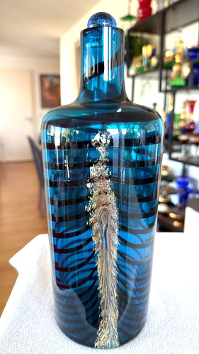 Large heavy carafe murano - carafe,