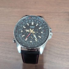Casio Aviator Chronograph Wristwatch Stylish Design Reliable Timekeeping