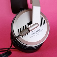 HITACHI HD-S7 Stereo Headphones Tested & Working With Box, Super Vintage Style