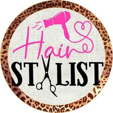 Hair stylist round - hair, aluminum