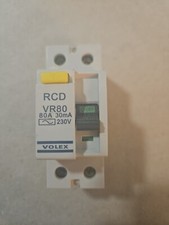 VOLEX 80 AMP 30mA DOUBLE POLE