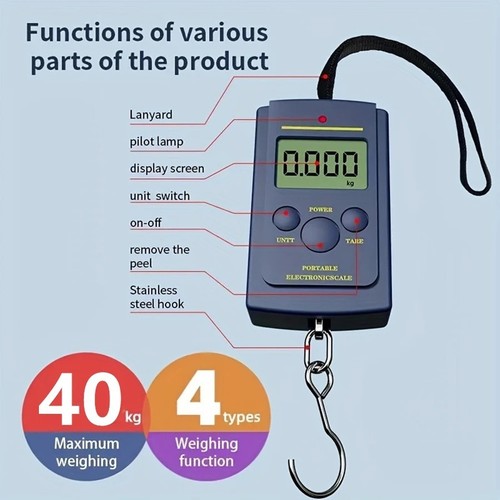 40kg portable digital - digital, weighing