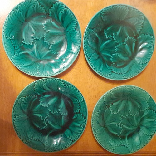 Four antique emerald green - antique,