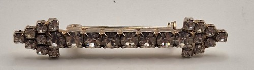 Vintage rhinestone arrow bar - vintage,