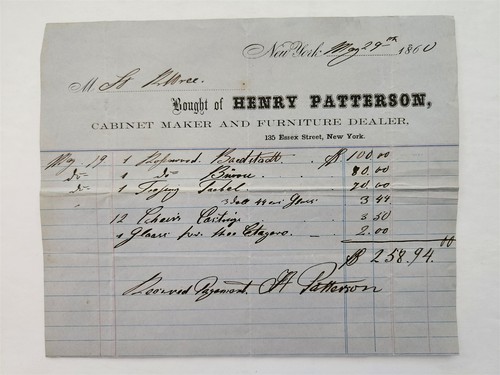 1860 antique henry - henry, patterson