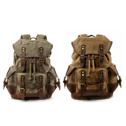 Vintage canvas backpack casual - vintage,
