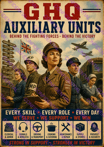 Ghq auxiliary units ww2 - auxiliary,