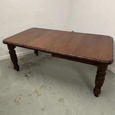 Vintage Carved Oak Extending