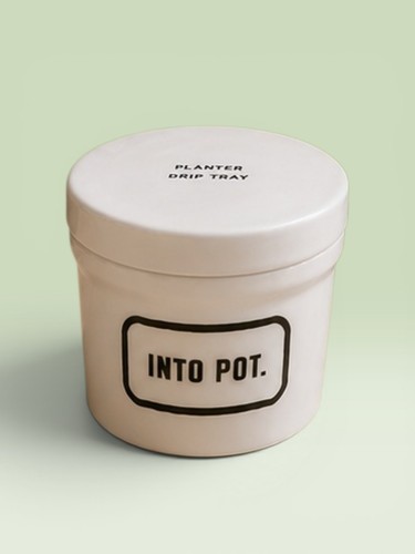 Brass monkey into - into, pot