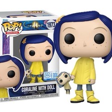Coraline In Raincoat With Doll