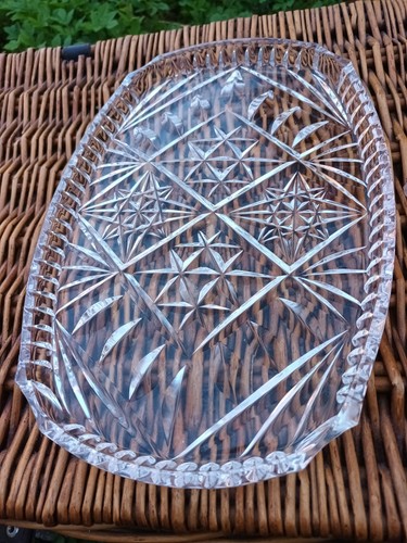 Vintage cut glass - cut,