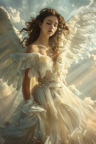 Stunning angel canvas picture - angel,