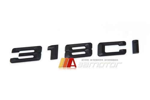 Matt blacktrunk rear emblem - matt,