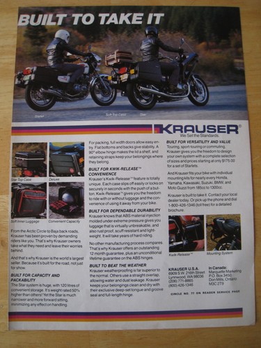 Krauser motorcycle convenient - motorcycle,