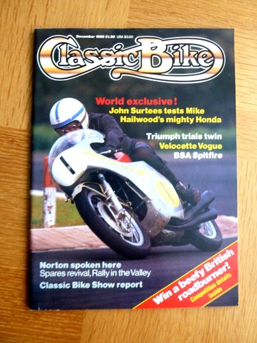 Classic bike magazine dec 1985 - classic,