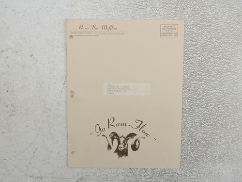 1983 ram flow mufflers catalog - ram-flow,