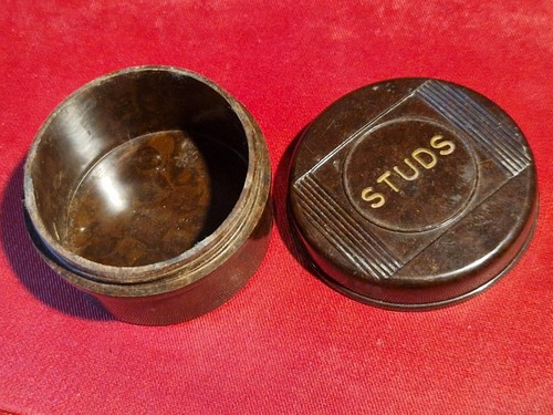 Bakelite stud box - (1930s),