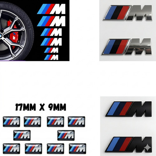 Bmw fender decals black - decals,