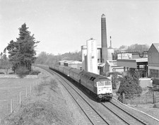 6x7 cm railway neg b/w 47481 appleby 23/4/84 10.35 carlisle/leeds