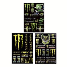 3 Whole Sheets Monster Energy