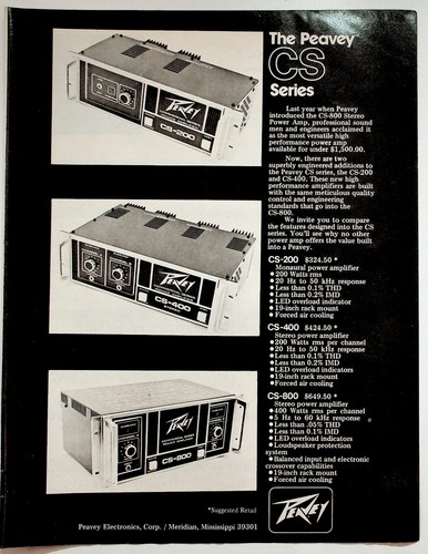 Peavey series vintage print - peavey,