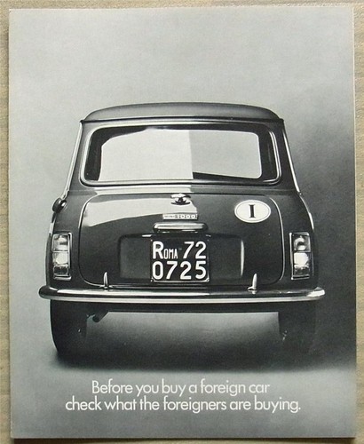 Mini 1000 car sales - 1000, brochure