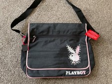 playboy black messenger  bag