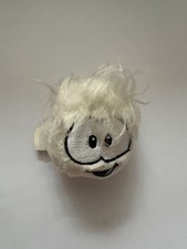 RARE Mini White Puffle 2" Club Penguin 2000s Disney Plush Soft Toy Jakks Pacific